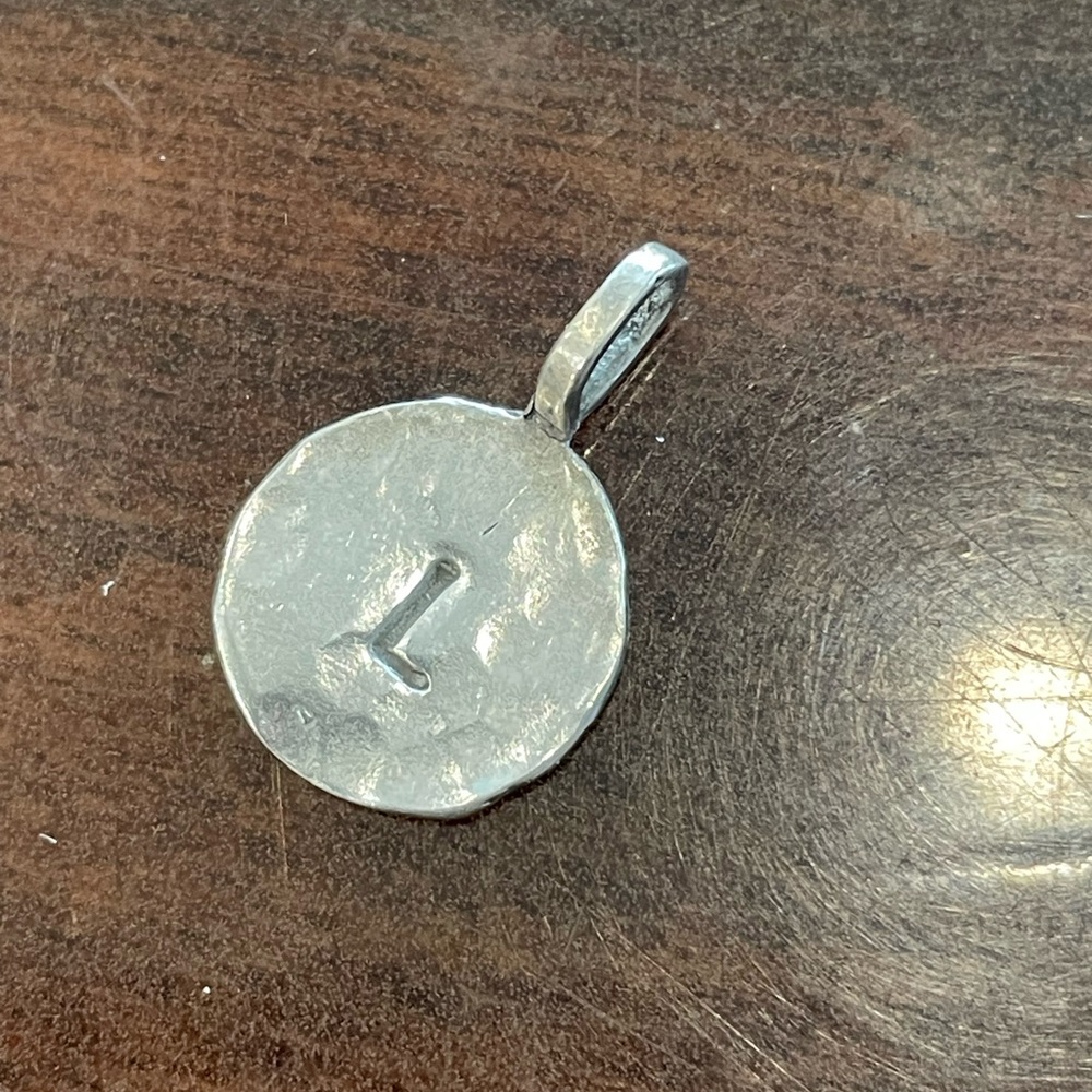 Silver Initial Pendants - image 4